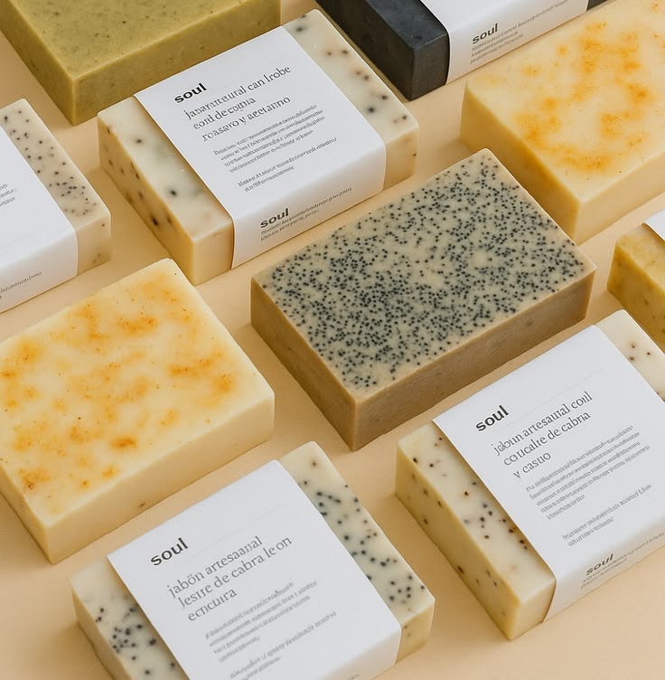 Natural Soap Bar Set